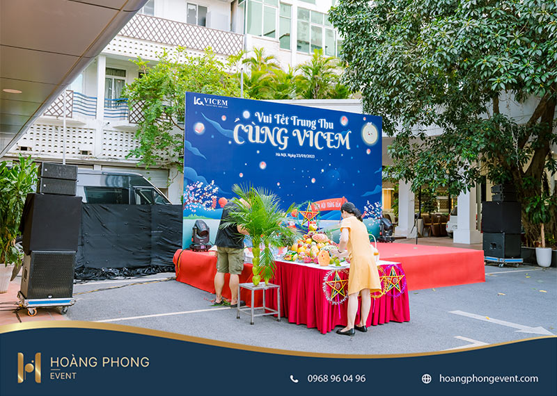 sơ đồ bố trí mặt bằng sự kiện trung thu