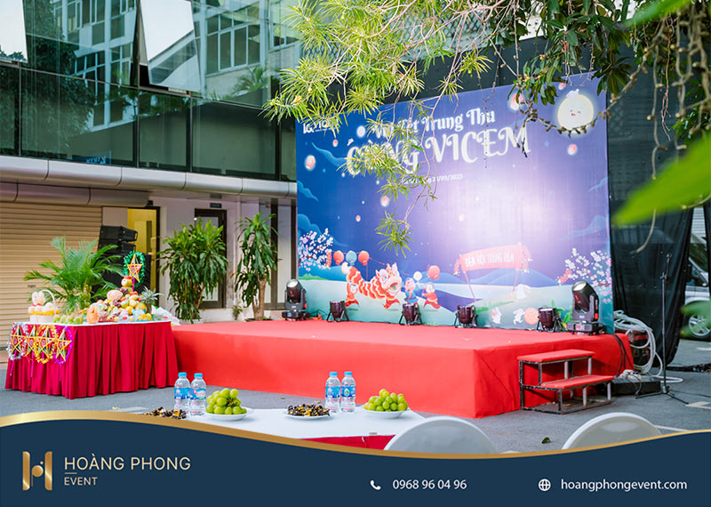 sơ đồ bố trí mặt bằng sự kiện trung thu