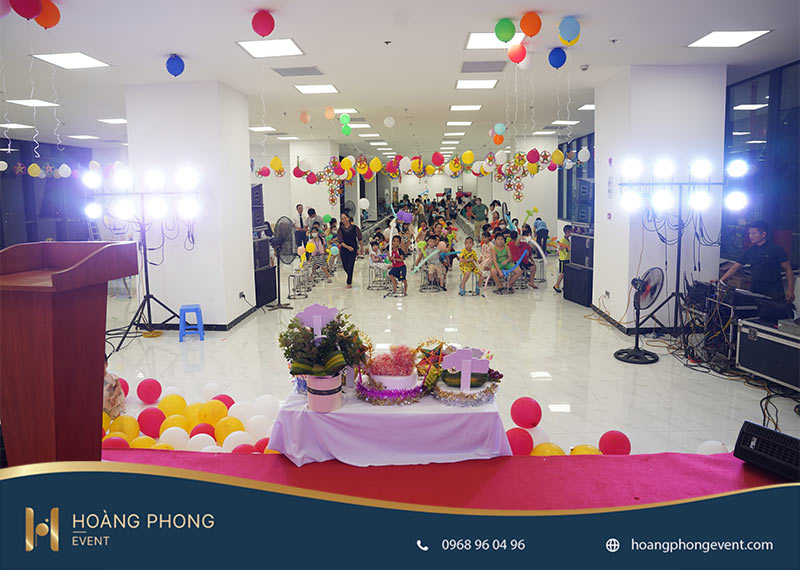 đo đạc kích thước sân khấu sự kiện trung thu
