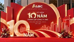 backdrop kỷ niệm thành lập công ty