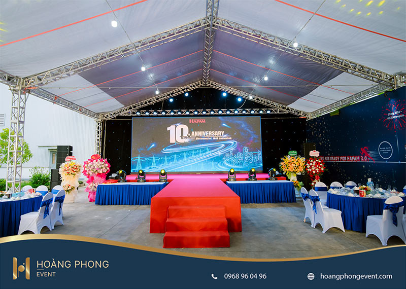 mẫu backdrop kỷ niệm thành lập công ty đẹp