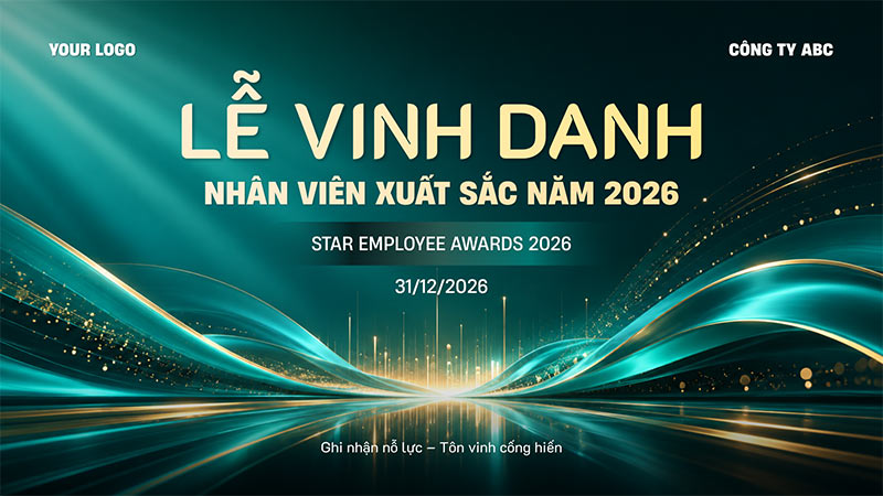 mẫu backdrop vinh danh