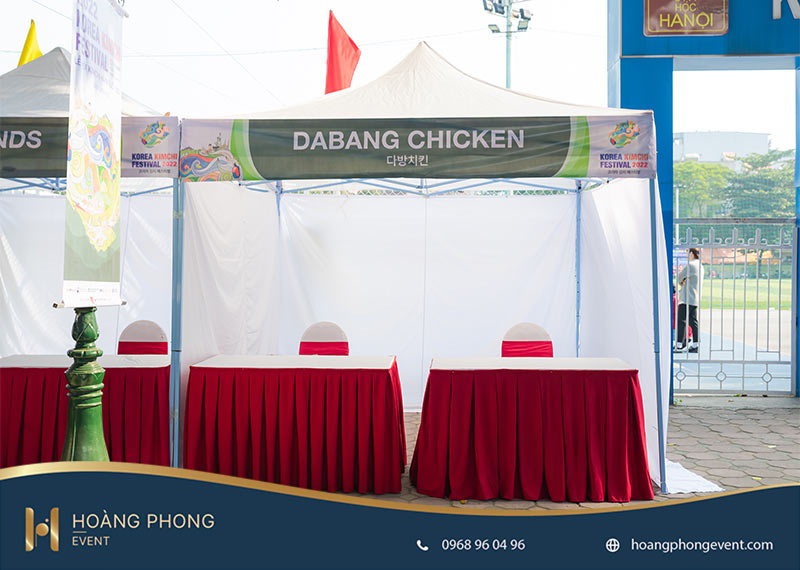 báo giá cho thuê nhà bạt rút hoàng phong event