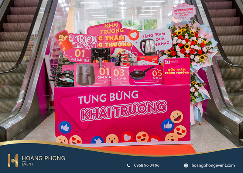 ý tưởng chương trình khuyến mãi khai trương