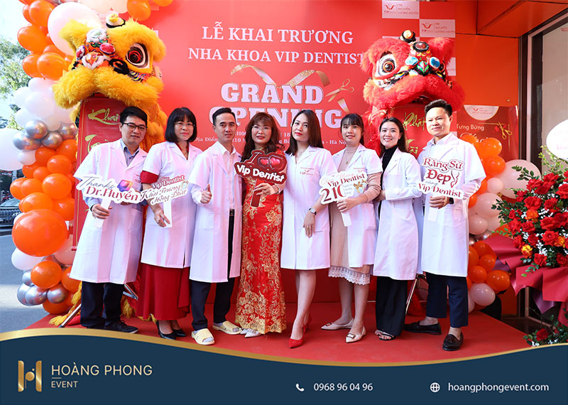 quy trình tổ chức khai trương nha khoa