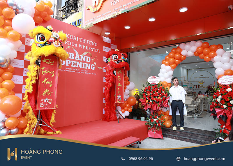 tổ chức khai trương nha khoa Hà Nội