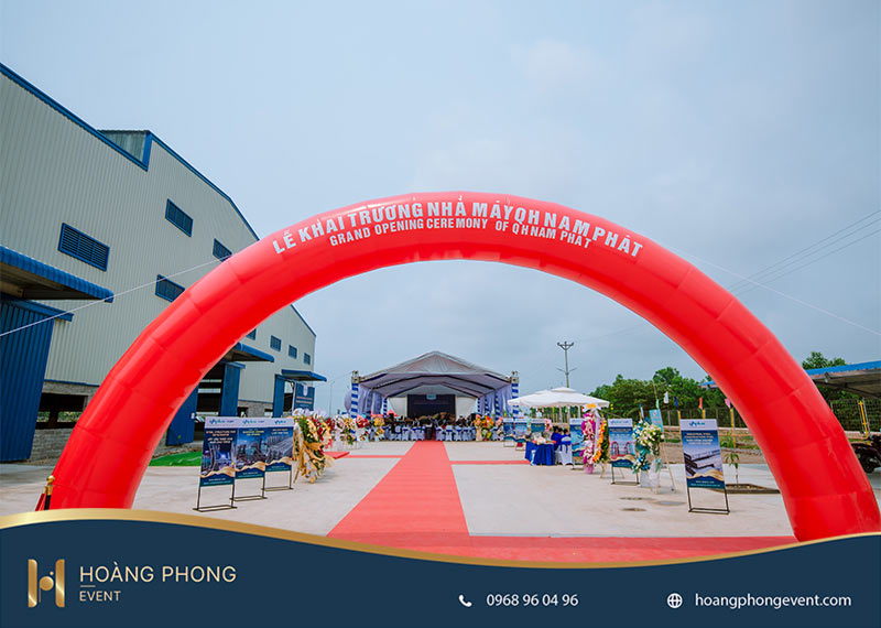 đơn vị tổ chức khai trương nhà máy tại Hà Nội
