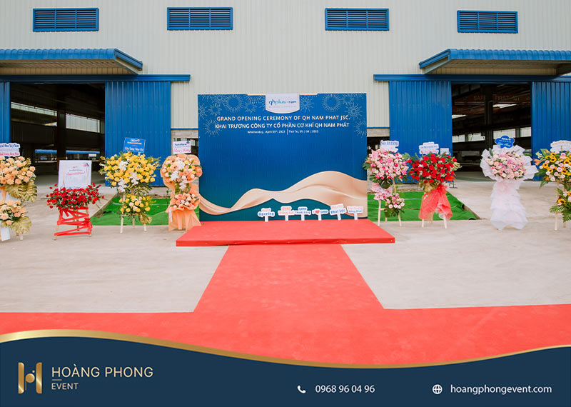 báo giá khai trương nhà máy