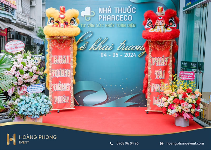 dịch vụ tổ chức khai trương quầy thuốc