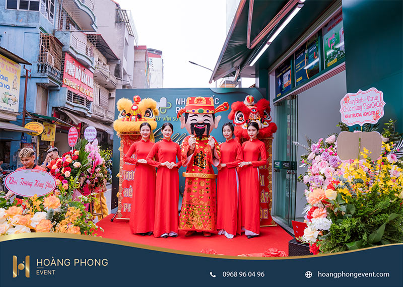 tổ chức khai trương quầy thuốc tại Hà Nội