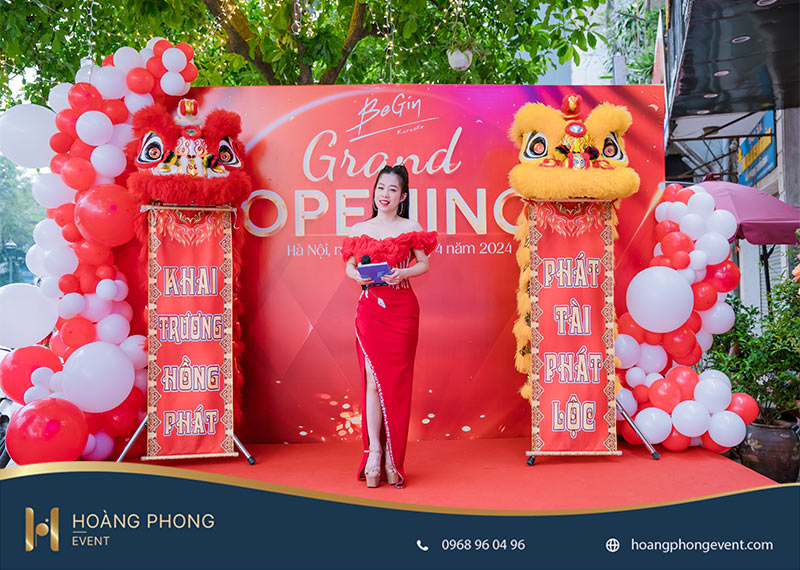 chương trình lễ khai trương quán karaoke
