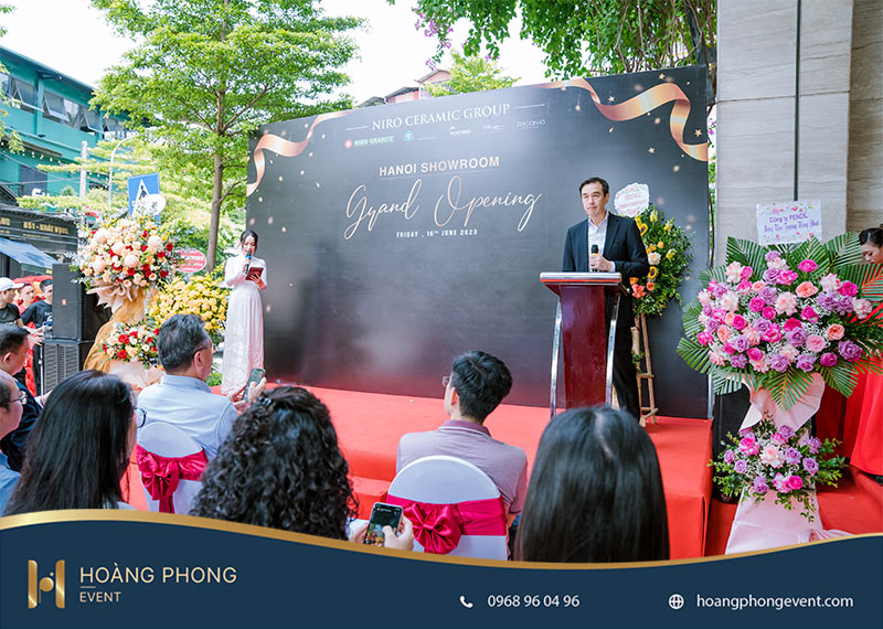 báo giá dịch vụ khai trương showroom Hà Nội