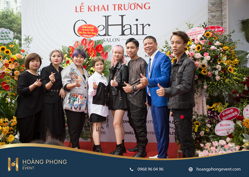 dịch vụ khai trương salon tóc Hà Nội