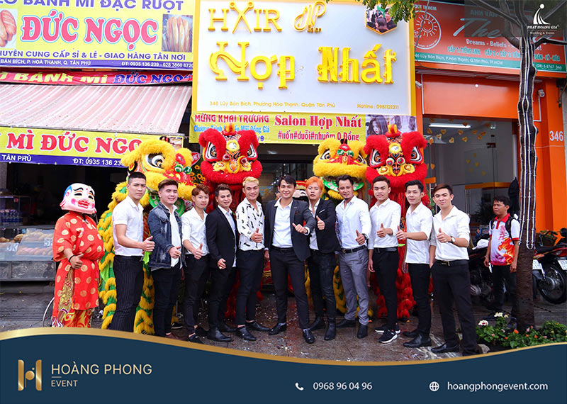 khai trương salon tóc Hà Nội
